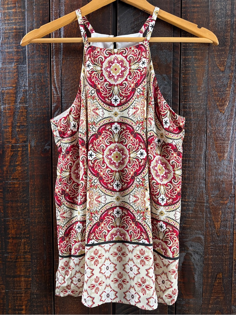 INC Boho Medallion Halter Tank NWT